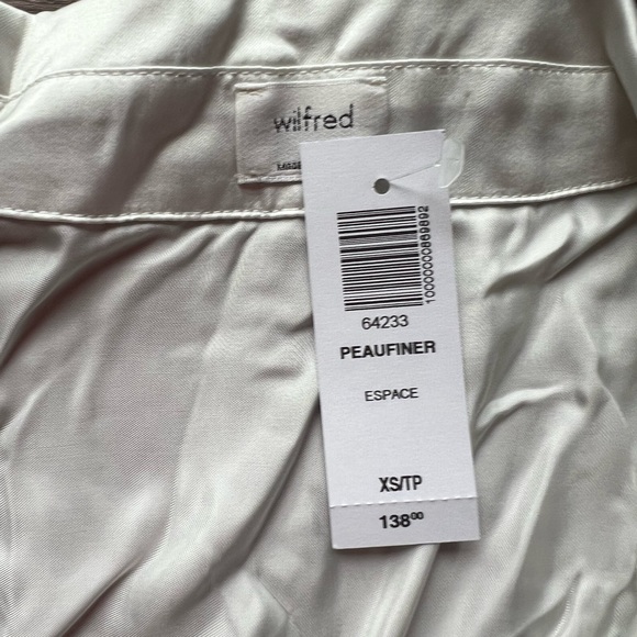 Wilfred Tie Front Blouse NWT - Picture 3 of 3